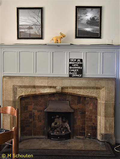 Tudor Style Fireplace in Right-Hand Bar.  by Michael Schouten. Published on 